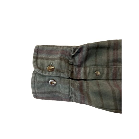 Cabelas Shirt Mens S Reg Used Long Sleeve Button Down Striped - Picture 12 of 12